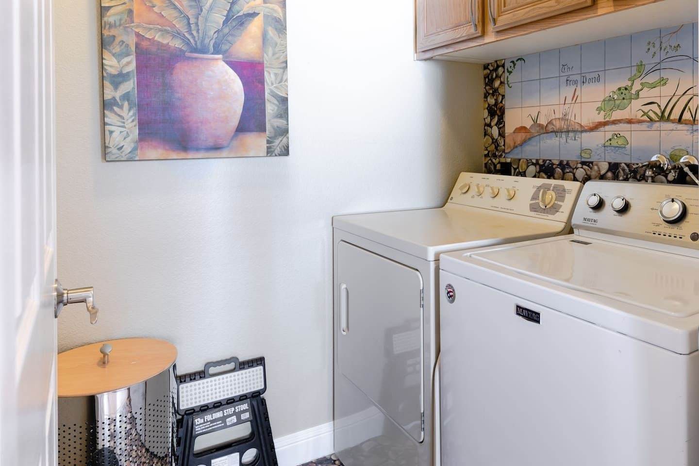 Washer and dryer